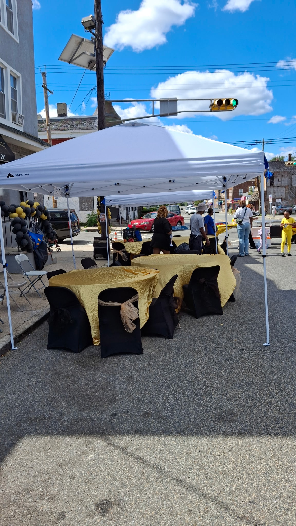 Event Chairs and Tent